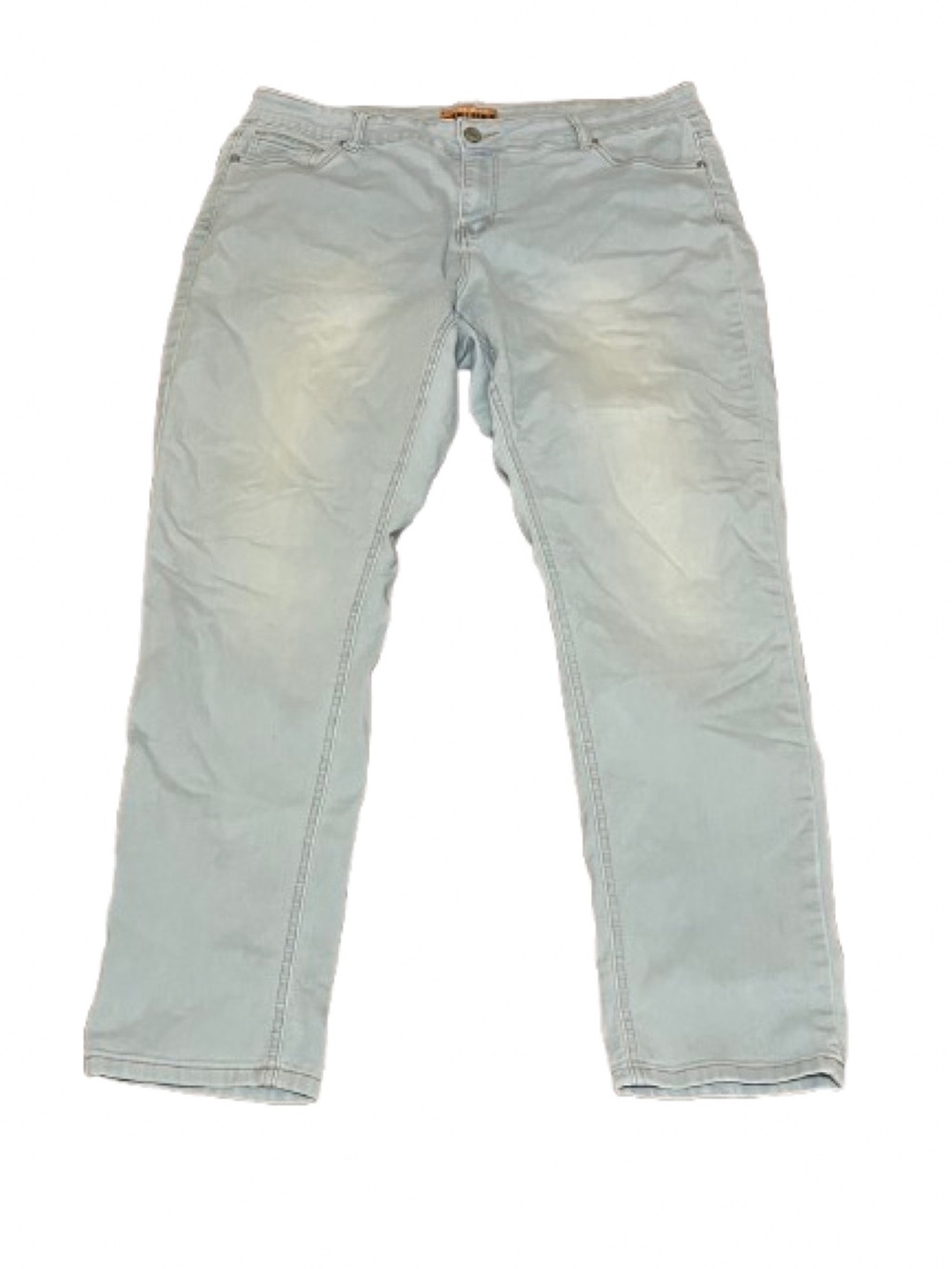 Wax Jean Knit Denim Women’s Relaxed Jeans in Light Wash Size 20